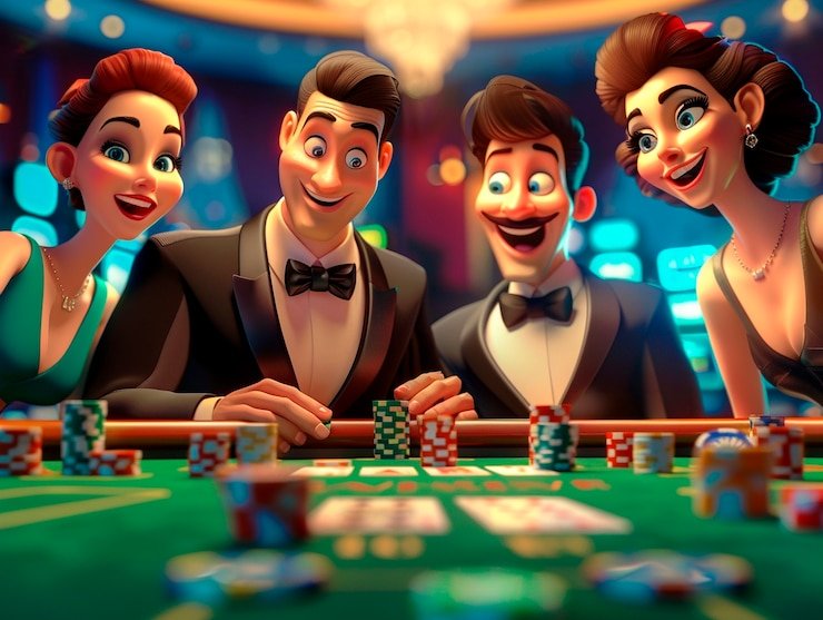 kawanpaito login Live Game Shows studio with host and game wheel setup